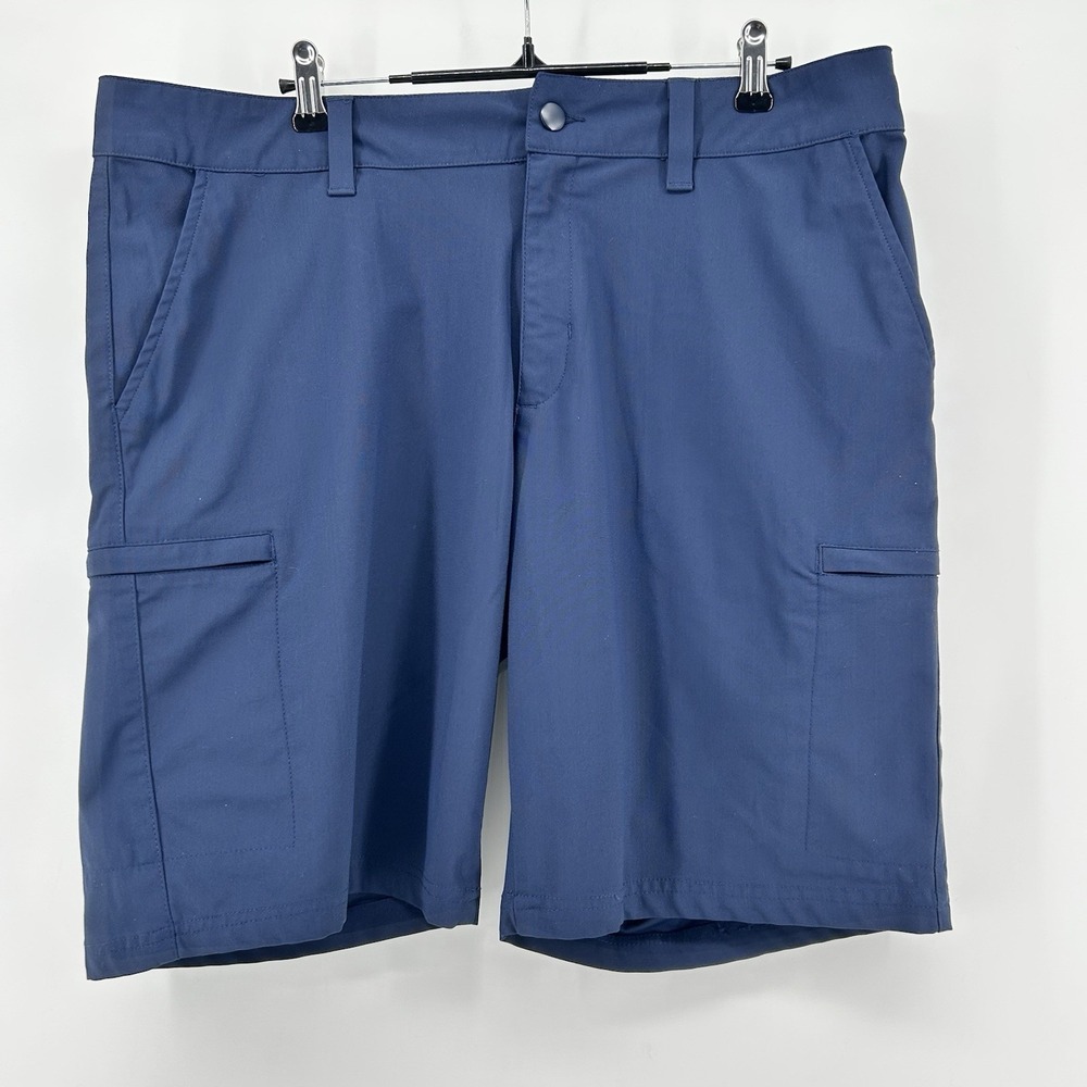Willit Shorts Mens 36 Navy Stretch Performance Zipper‎ Pockets Quick Dry